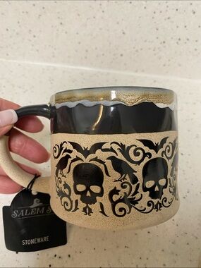 NWT.  Set of 2, Salem St., 20oz., stoneware mugs.